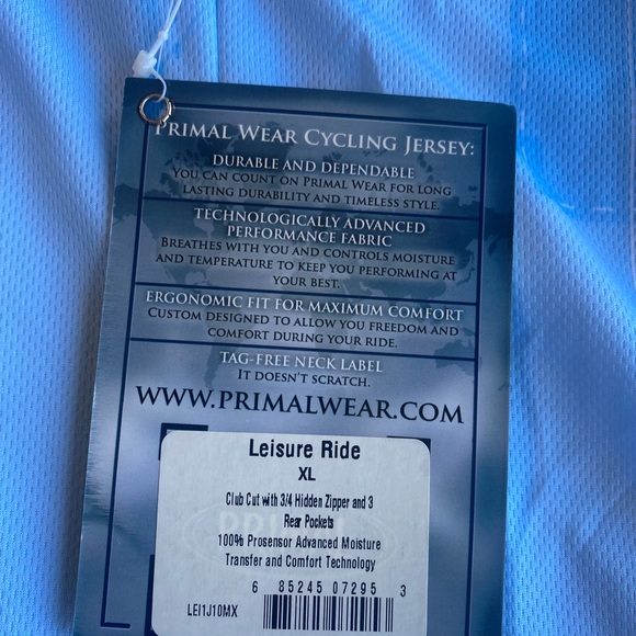 BNWT Primal Wear Cycling Jersey  size XL - Picture 8 of 9